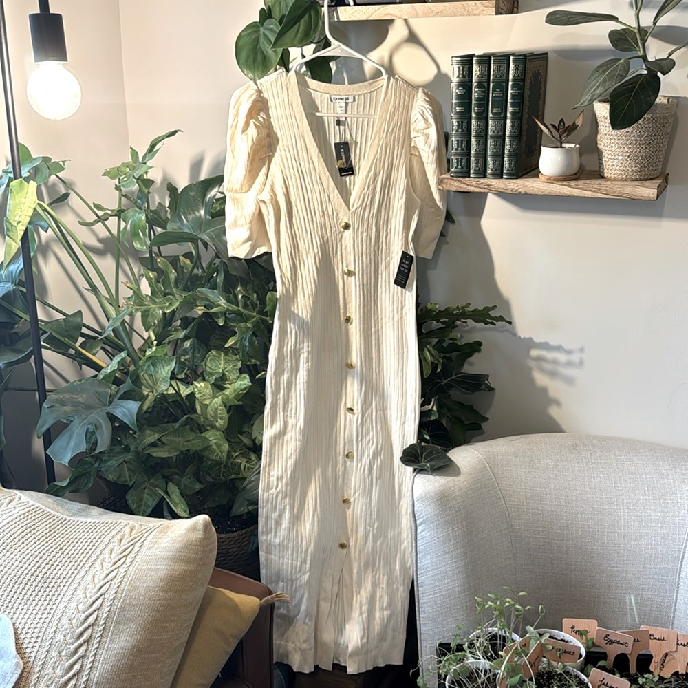 Brand new full length bodycon knit sweater dress!
